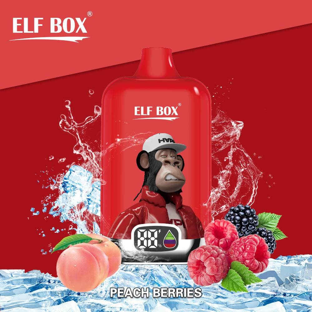 1 PCS ELF BOX Digital Box 12000 Puff 12k avec écran LED Vape jetable