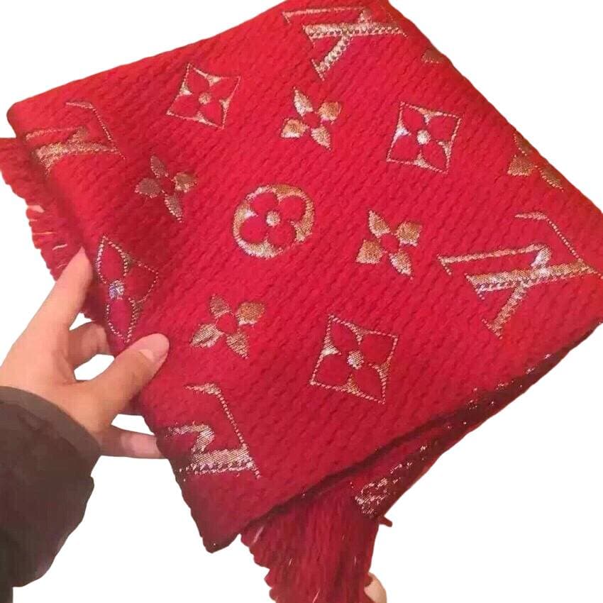 Écharpe automne/hiver Star Same, châle en cachemire épais et chaud, double usage, grande fleur, motif soie or et argent, 174 × 30 cm