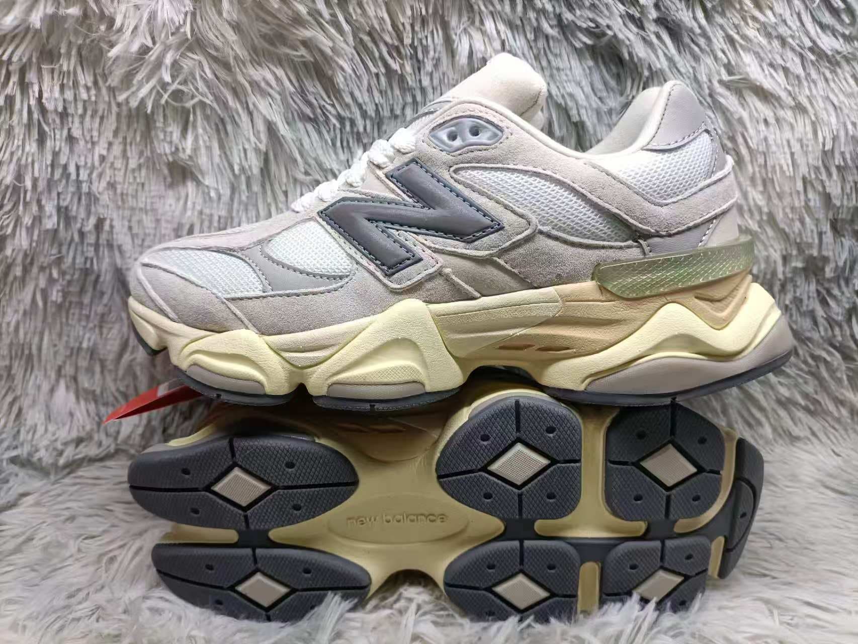 Baskets unisexes NewBalance NB9060 pour couples, style rétro décontracté, pour la course lente, style « papa ».
