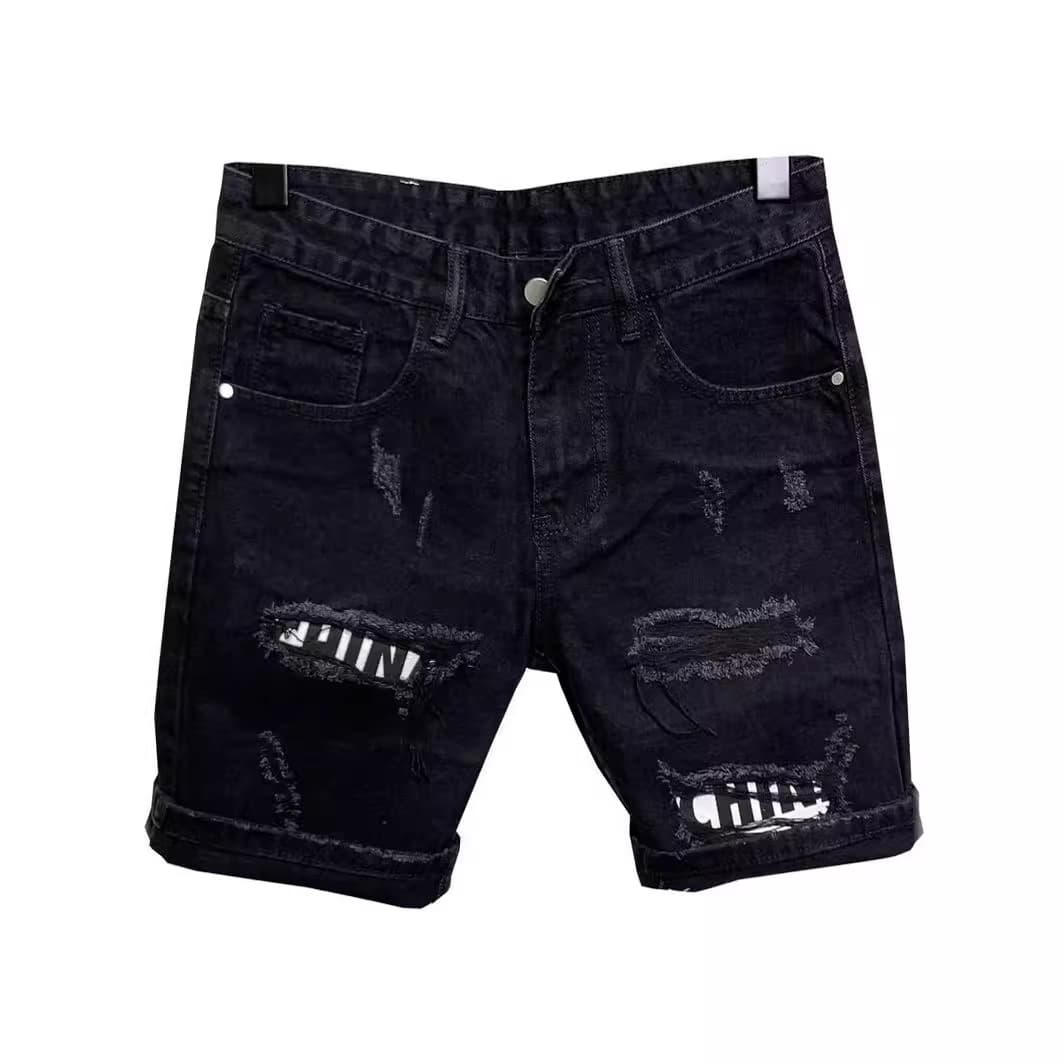 Men's Clothing 2024 high street retro washed patchwork jeans men's loose straight hiphop drape pants