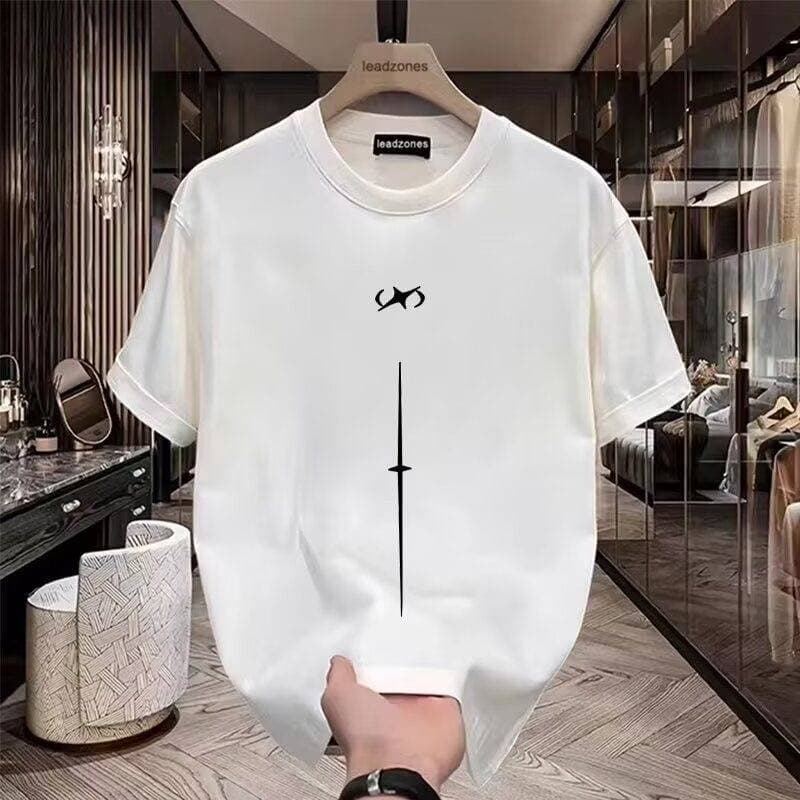 2025 summer loose men and women pullover 100% cotton short sleeve T-shirt