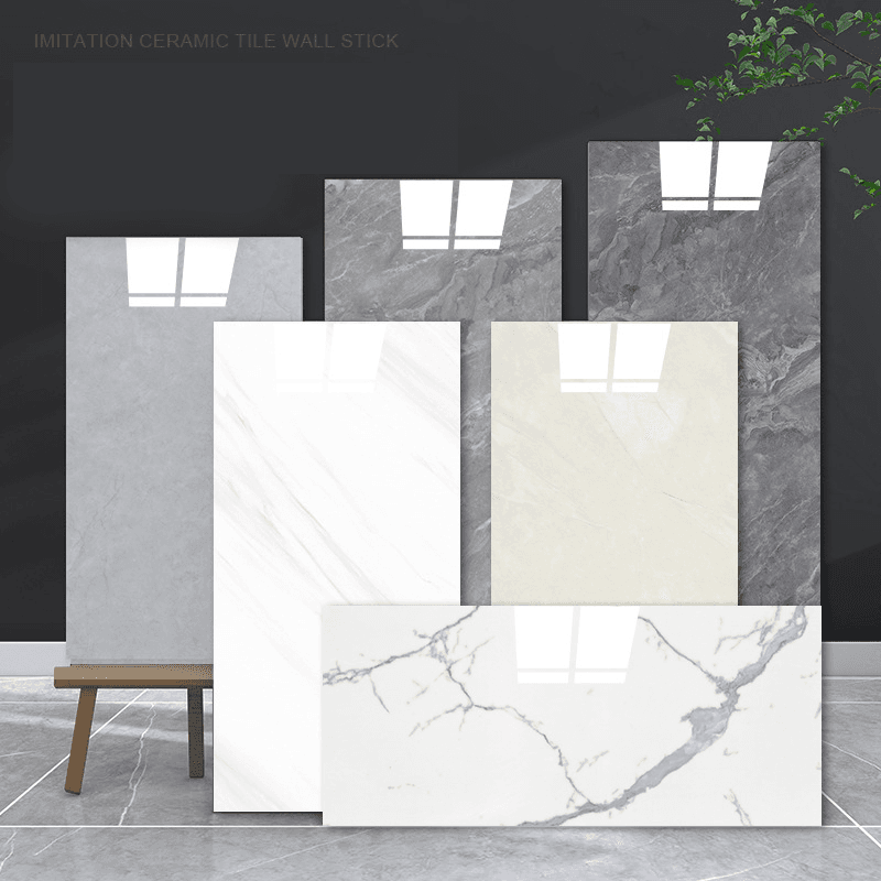 Wall Stickers Aluminum Plastic Board Tile Stickers Wall Stickers Renovation Waterproof Moisture-proof Marble Wall Wallpaper