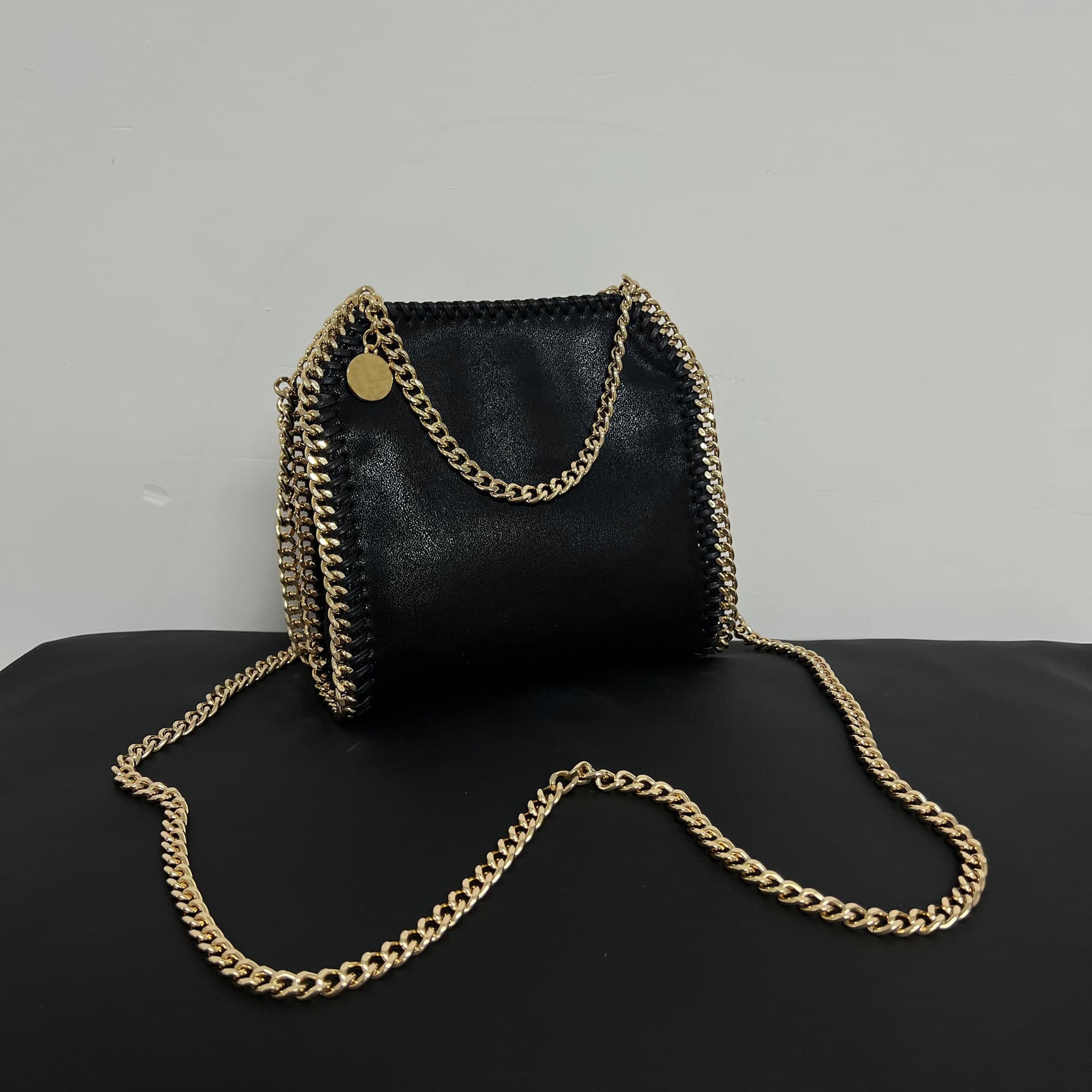 Stella Falabella Large Tote Designer Bag Women Black Shopping Chain Bags Wallet Messenger Leather Handbags
