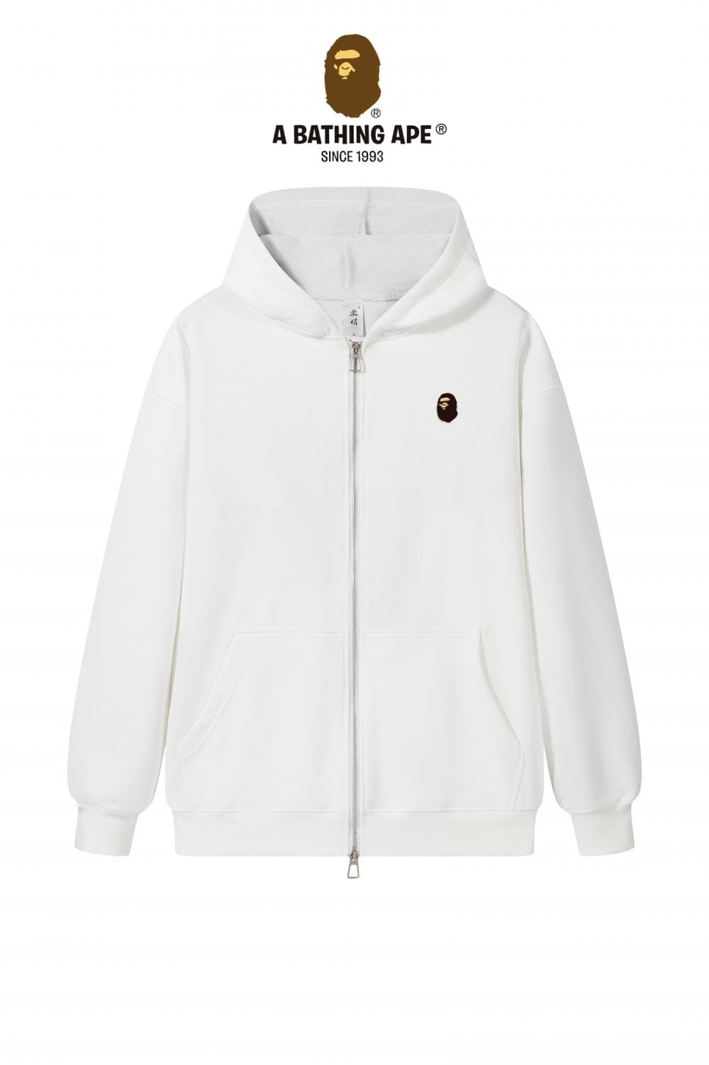 A Bathing Ape Autumn And Winter Unisex High-quality Casual Zipper Hooded Sweatshirt, Available In 6 Colors