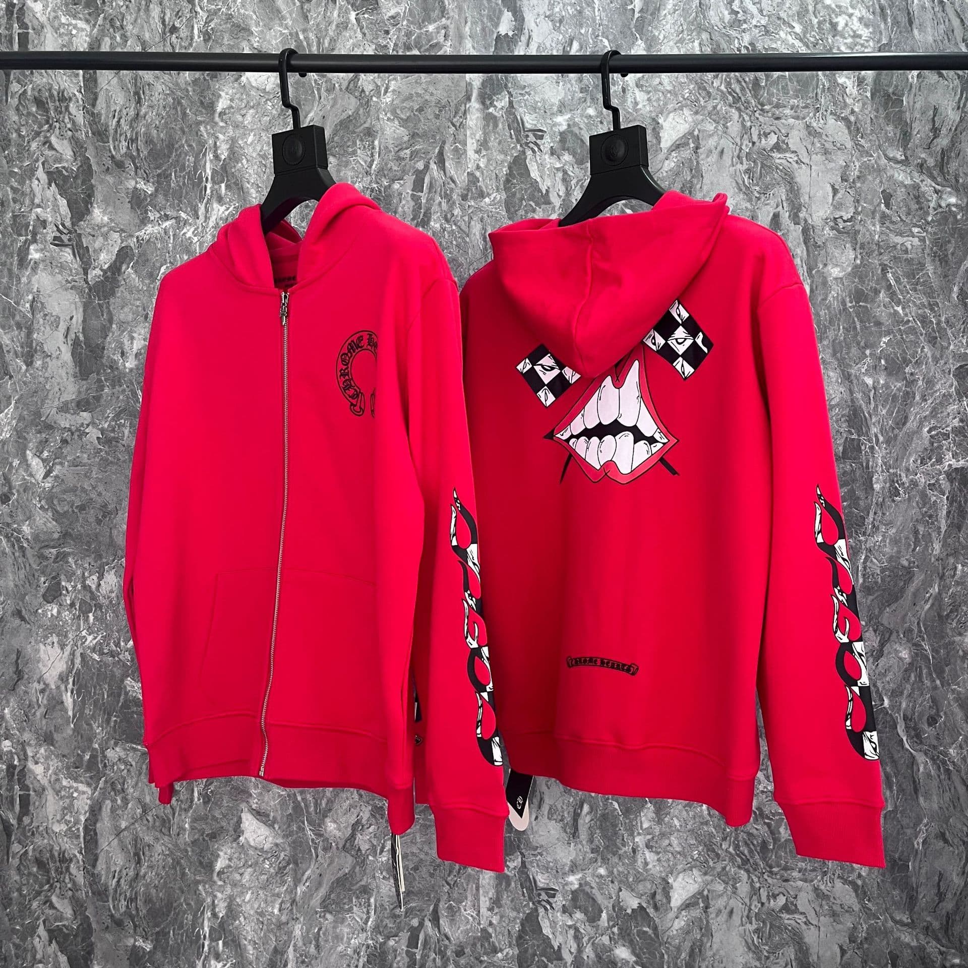 Sweat à capuche Chrome Hearts Cross, version correcte 25ss, polyvalent et tendance, vente en gros