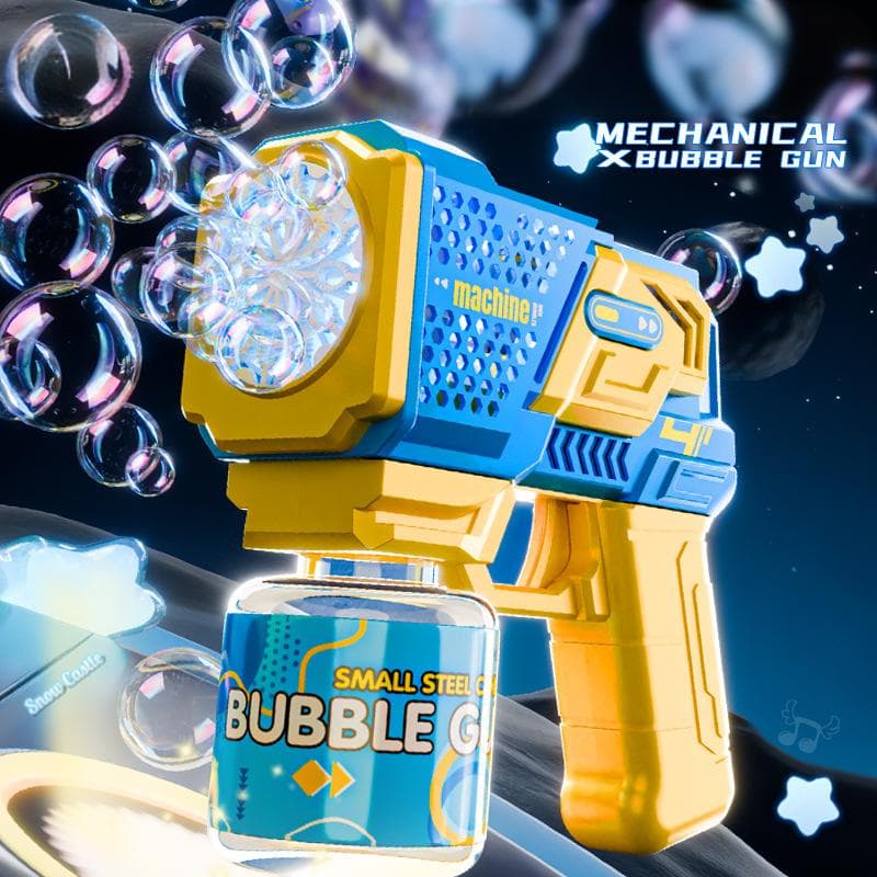 Automatic Bubble Blaster With LED Lights - Cool Electric Bubble Gun For Kids Outdoor Play (Perfect Gift For Boys & Girls)​