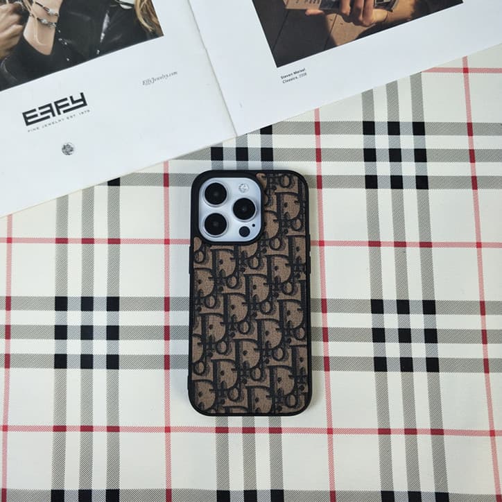 Coque de téléphone portable avec lettre D, compatible avec iPhone 16/15/14 Pro Plus Pro Max. Coque de téléphone portable haut de gamme et luxueus