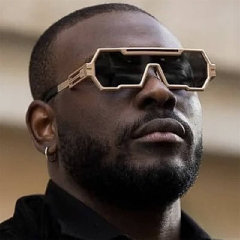 Steampunk Sunglasses – Unisex Vintage Goggles (UV400 & Geometric Lens)
