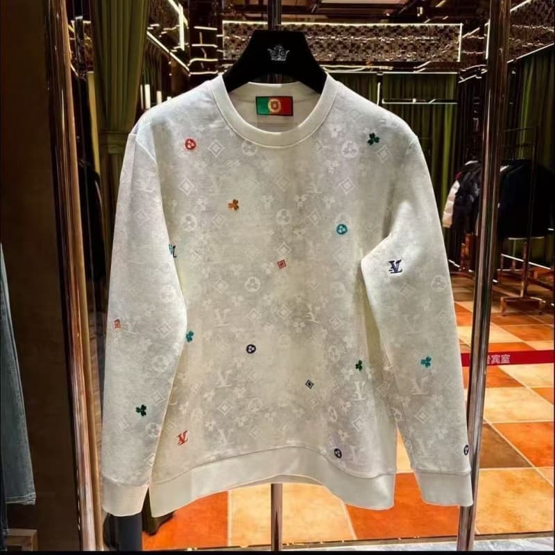 Sweat-shirt vintage tie-dye tendance automne-hiver pour homme, broderie de lettres, col rond polyvalent.