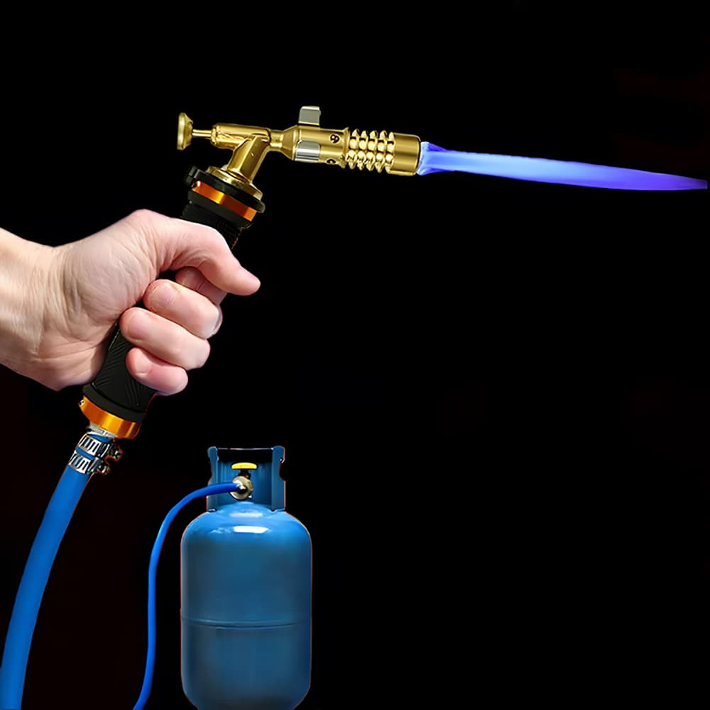 Universal Gas Torch High Temperature Gold Silver Smelting Fire Torch Handheld Copper Aluminum Iron Welding Gun LPG Flamethrower
