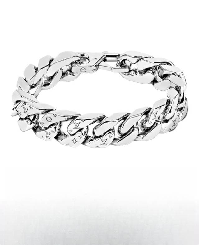 Louis13 Vuitton13 hommes et femmes marque de luxe LV13 bijoux nouveaux hommes et femmes 316 collier en acier version supérieure