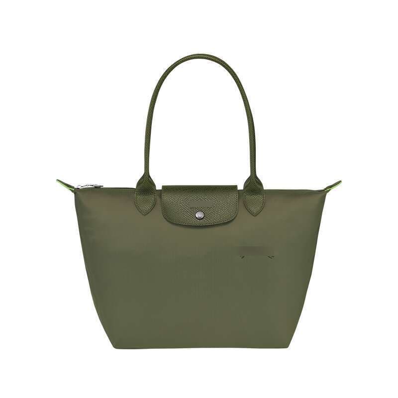 Long Champ Le Pliage Vert M Sac Femme Sac à Main Épaule Moyen Dumpling Bun