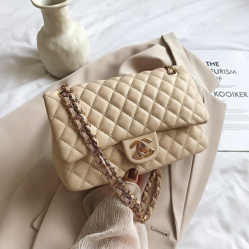 Sac à bandoulière en diamants, petit format, style parfum, tendance 2023