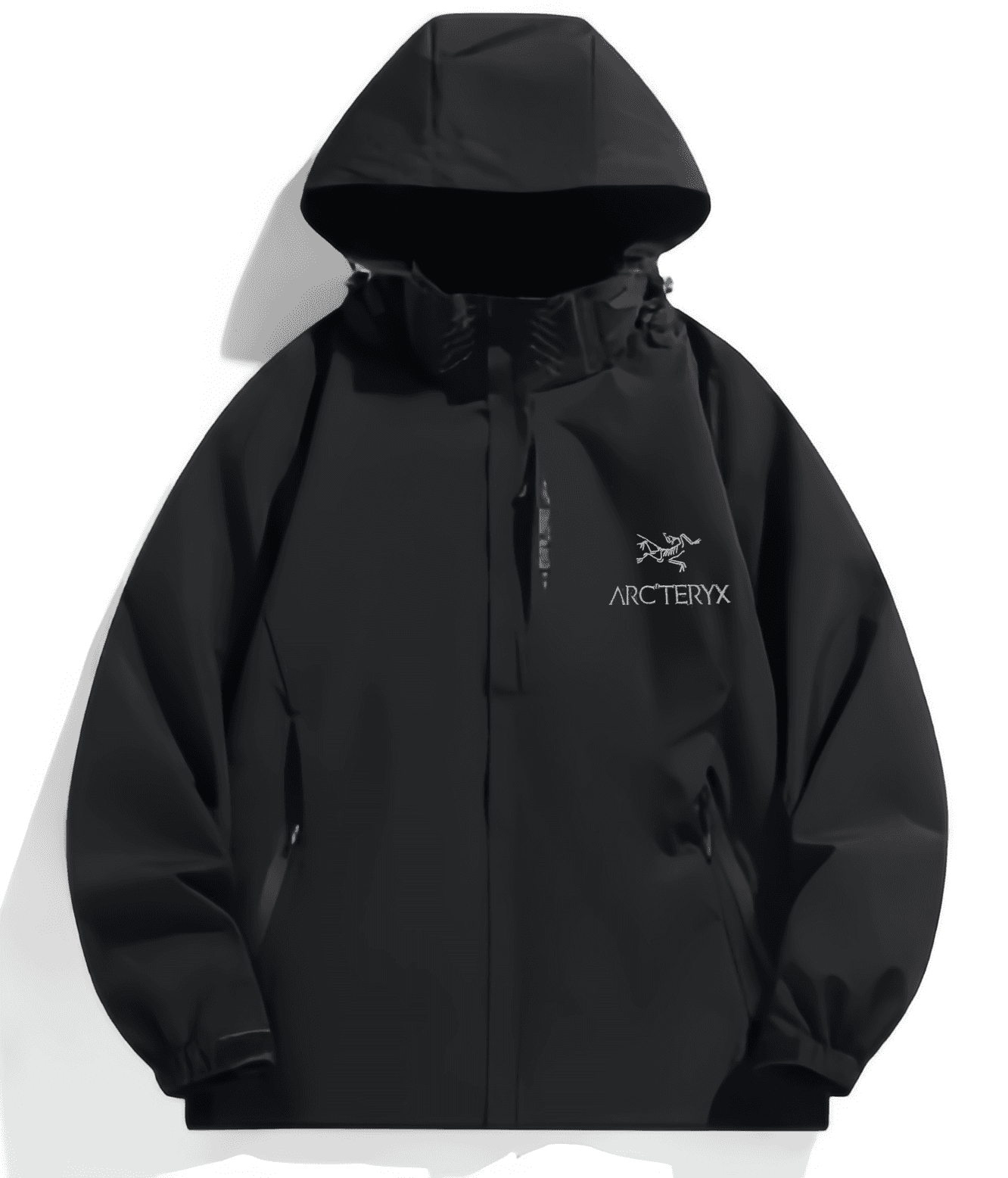 Pull 3 en 1 noir pour homme - Vêtements d'extérieur imperméables, coupe-vent et imperméables pour la randonnée et l'escalade