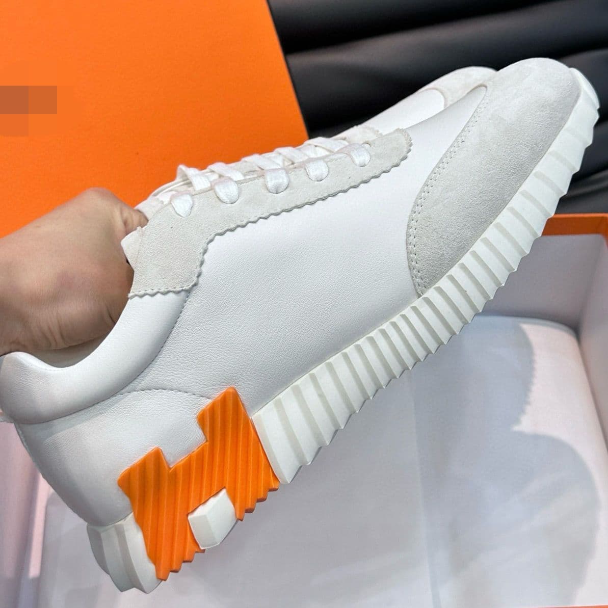 Chaussures noires décontractées et résistantes en cuir véritable H Brand Relax‐Daily Height‐Increasing, pour femmes et hommes