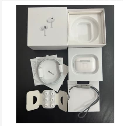 Écouteurs sans fil AirPods PRO 3 avec réduction de bruit, Bluetooth et ouverture escamotable pour iOS et Android