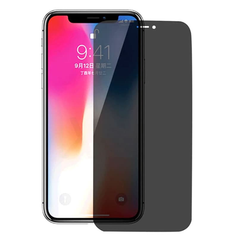 4 pièces protecteurs d'écran de confidentialité pour IPhone 12 13 14 15 Pro Max 15Plus 12Mini 13Mini 7 8 Plus SE2 verre trempé anti-espion pour I