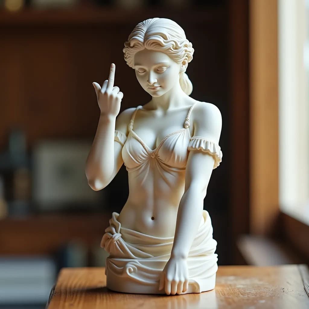 Cross-Border New Product Venus With Attitude Statue Resin Craft Small Ornament