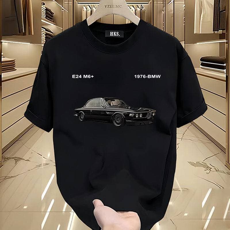 2024Men's high-quality round-neck pullover short-sleeved t-shirt