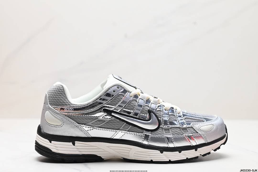 Nike Men's And Women's Shoes Summer P-6000 Silver Sports Shoes Machine Wind Retro Dad Shoes Running Shoes CN0149-001