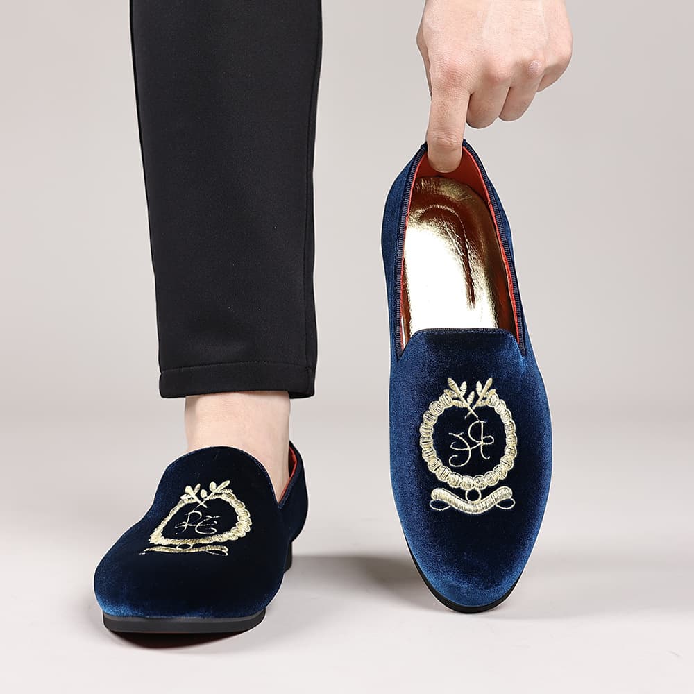 Men's Slip-On Loafers – Breathable Suede Upper, Cushioned Rubber Sole, Lightweight & Versatile (Black/Blue/Red, EU 39-48, 1-Day Dispatch)​