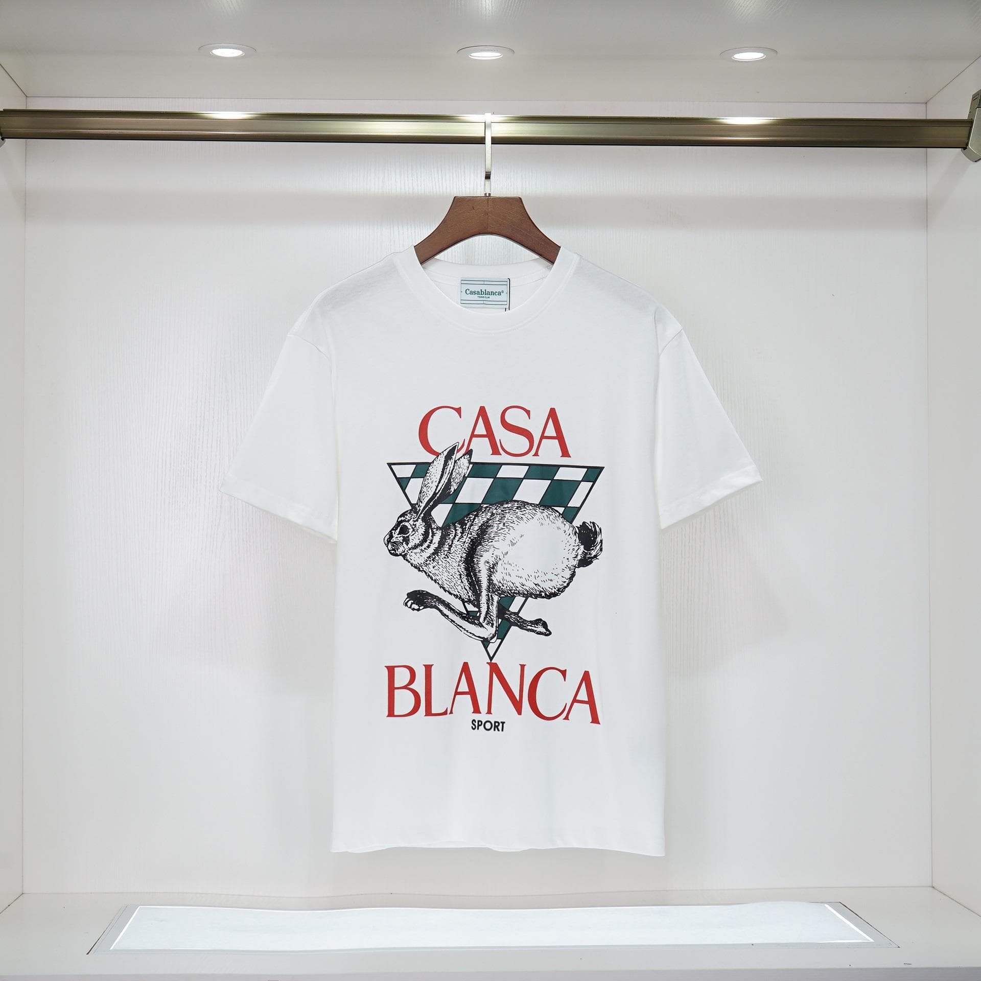 Vêtements pour hommes 24 nouveaux styles Illusion Gate Letter Printing T-shirt à manches courtes à col rond personnalisé