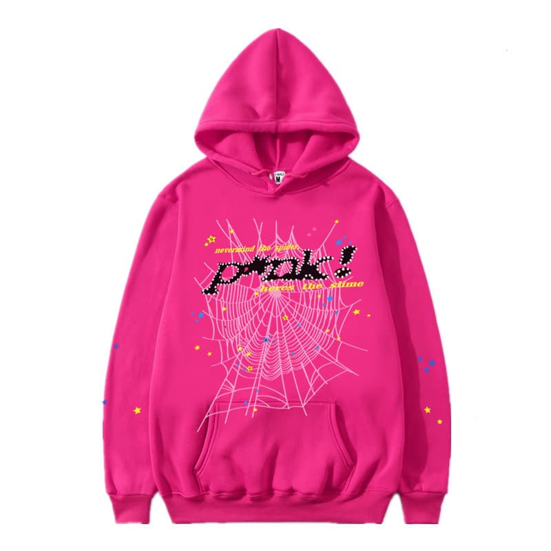 Sweat à capuche et pantalon de survêtement imprimé automne/hiver de la série Spider 555