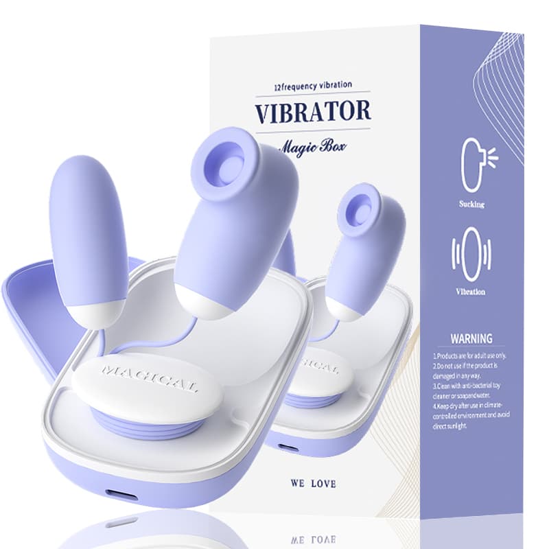 2 In 1 Clitoris Sucking Woman Sex Toys Egg Portable Clitoral Stimulation Vibrator G Spot Adult Products