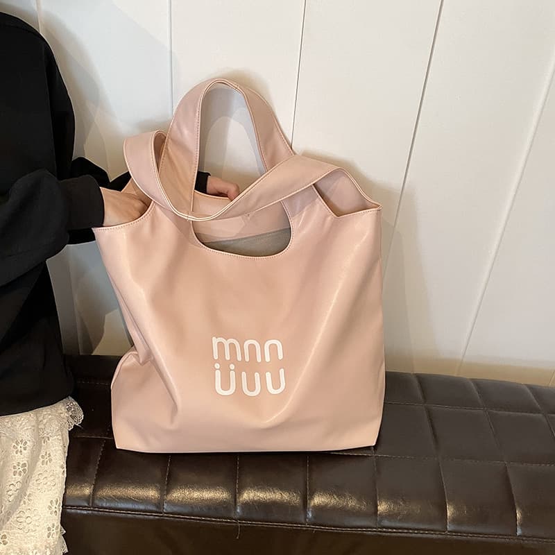 Ins Simple Single Shoulder Large Capacity Tote Bag For Women's Fashion Work Commuting Leisure Single Shoulder Bag