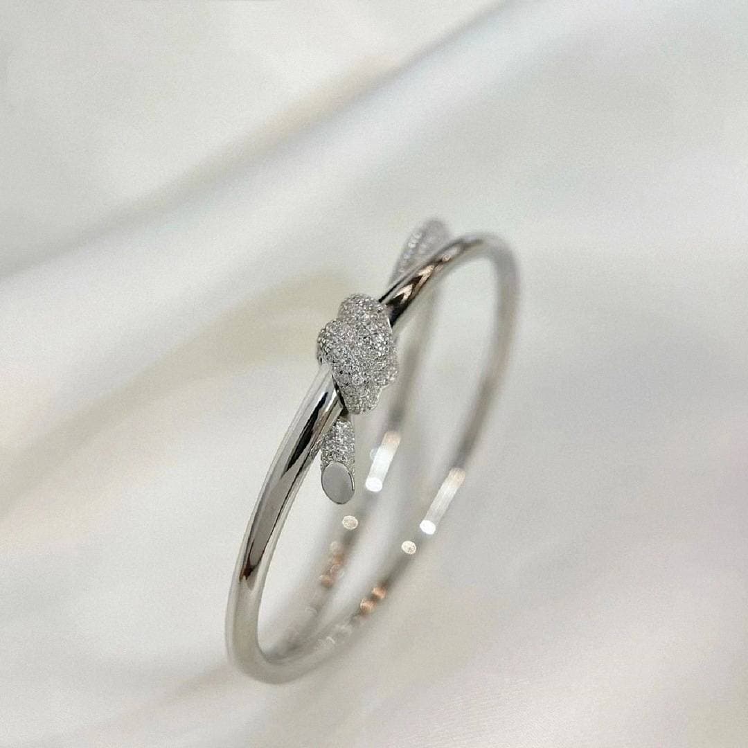 Ensemble de nœuds de corde, Bracelet en Zircon, nœud croisé pour femmes