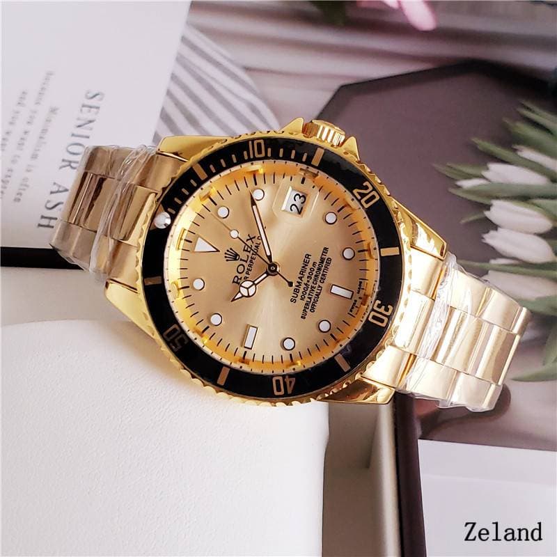 Yacht-Master Montre pour Homme Goût Premium Bracelet en métal Style Classique Travailleur d'affaires Mouvement à Quartz Socialisateur Diamètre 40