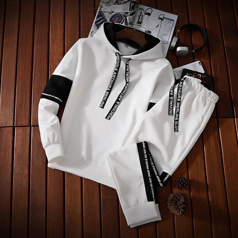 Men's Clothing trendy sports thin suits, sweatshirts, versatile handsome
