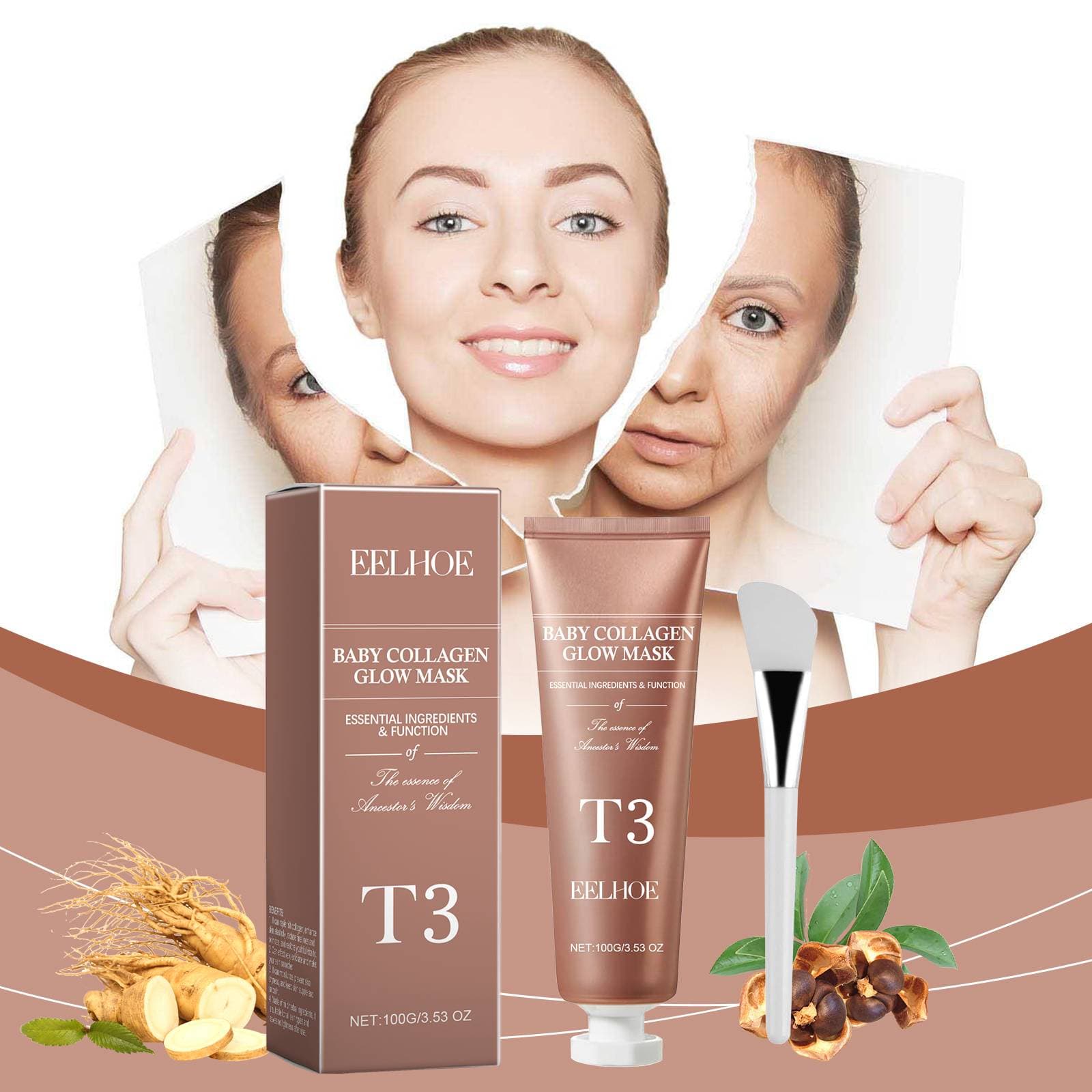 Eelhoe Collagen Peel Peel Mask Moisturizes, Hydrates, Moisturizes, Anti-Wrinkle And Brightening Skin Peel Mask