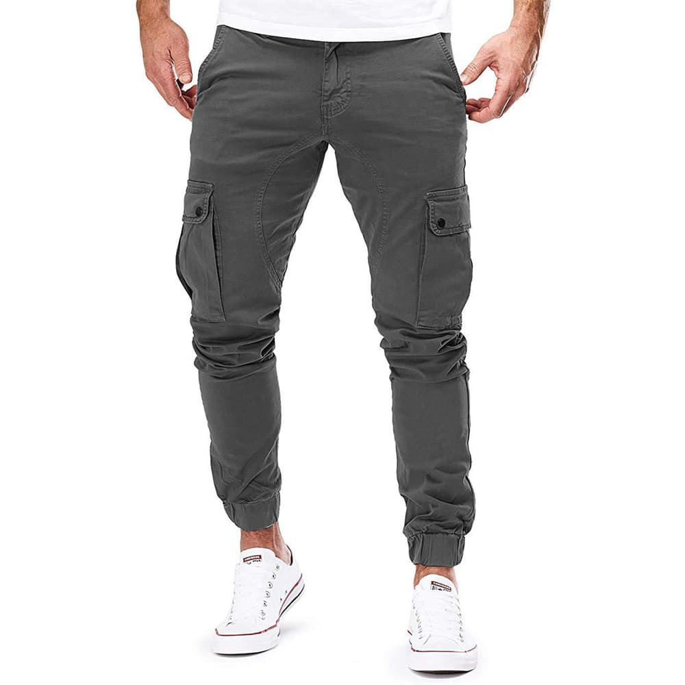 Men's Clothing Cargo Multi-pocket Pants Woven Men's Outdoor Sports Casual Pants Fashion Corset Pants