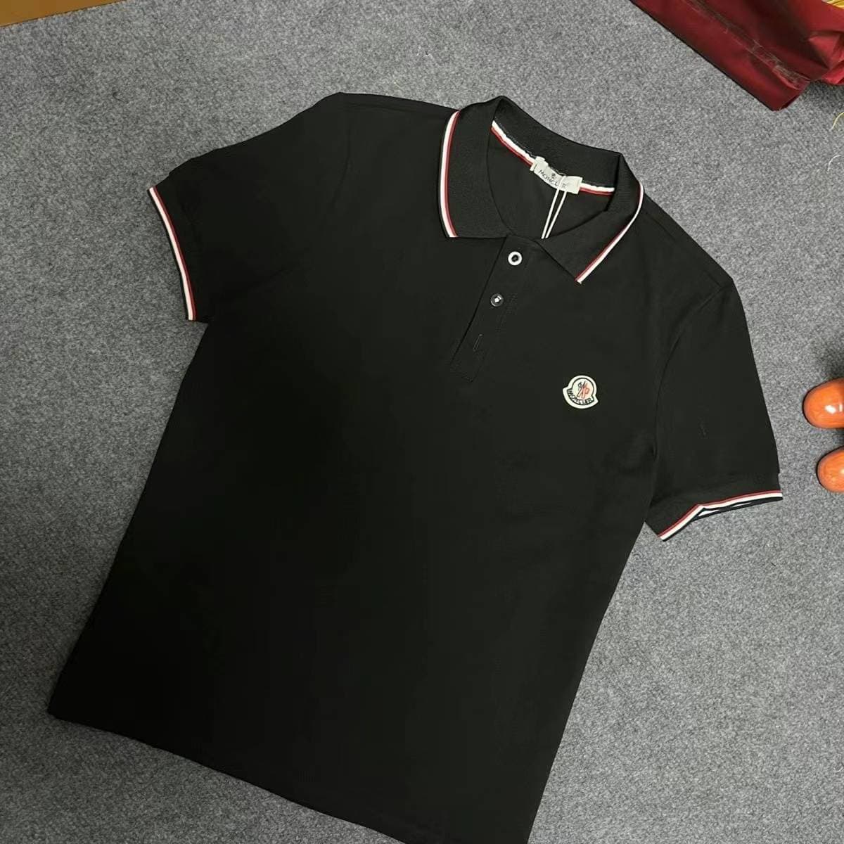 T-shirt polo tendance à manches courtes, polyvalent et respirant, 100 % pur coton, tendance 2025