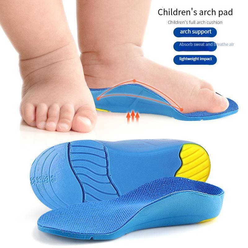 Insoles Arch Pad PU Orthopedic Insole For Children With Flat Feet, Inward And Outward Varus Orthopedic Insole