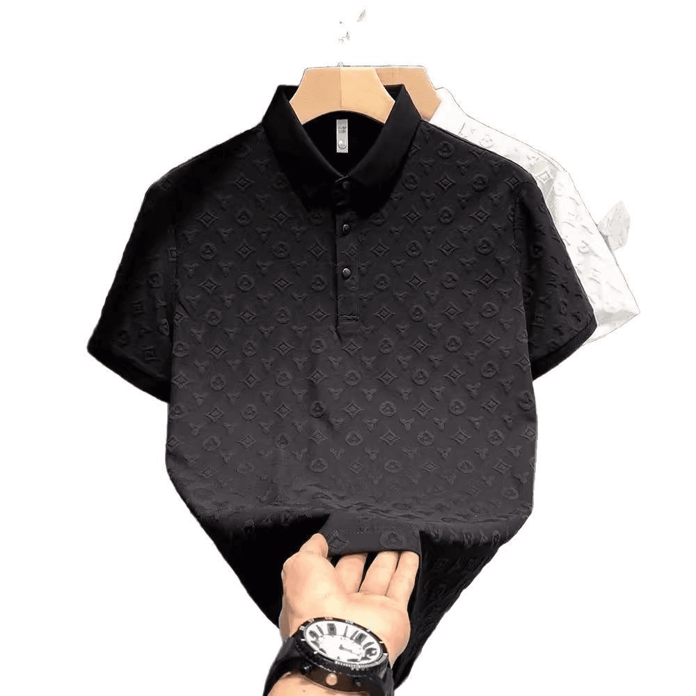Short de sport mi-long slim fit jacquard à motif géométrique noir tendance, style urbain