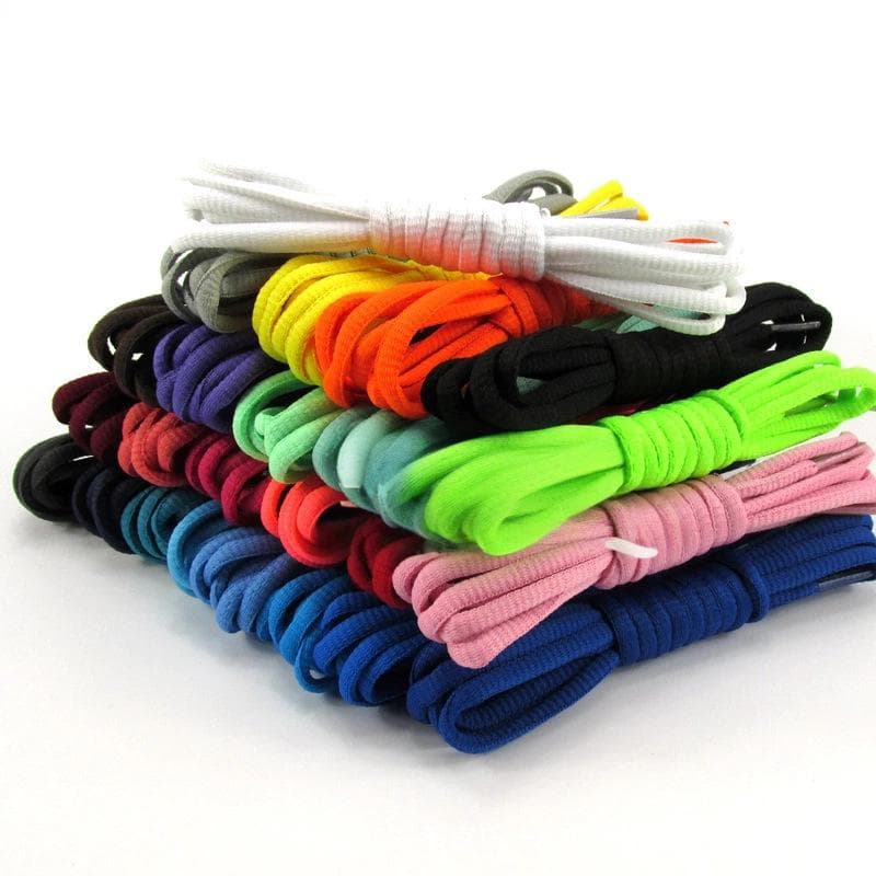 Shoe Accessories Circular Shoelaces Basketball Shoes Casual Shoes Sports Shoes Work Shoe Ropes Black And White Color Shoelace Ropes