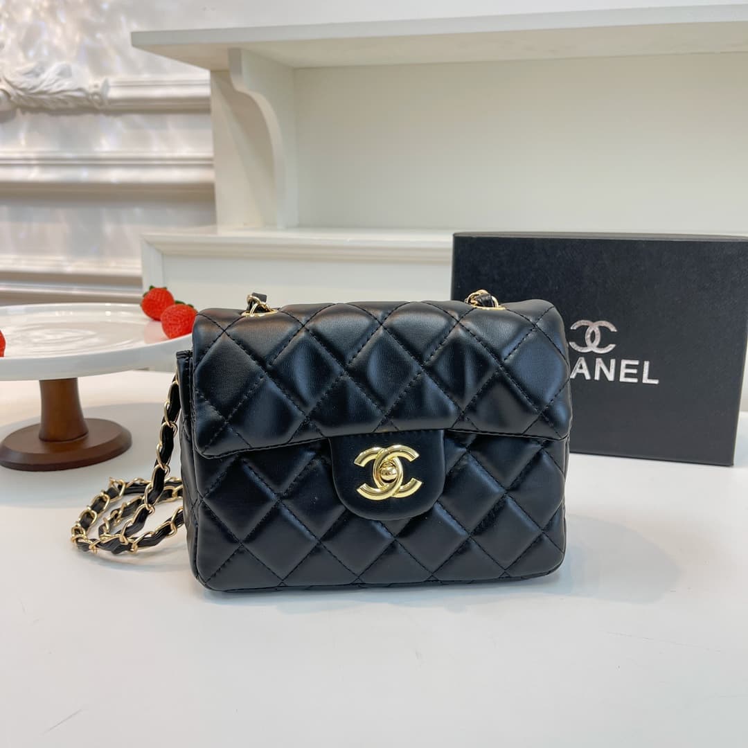 Sac bandoulière matelassé de luxe CHAN-EL pour femme, sac à main tendance haut de gamme avec bandoulière chaîne pour les sorties décontractées