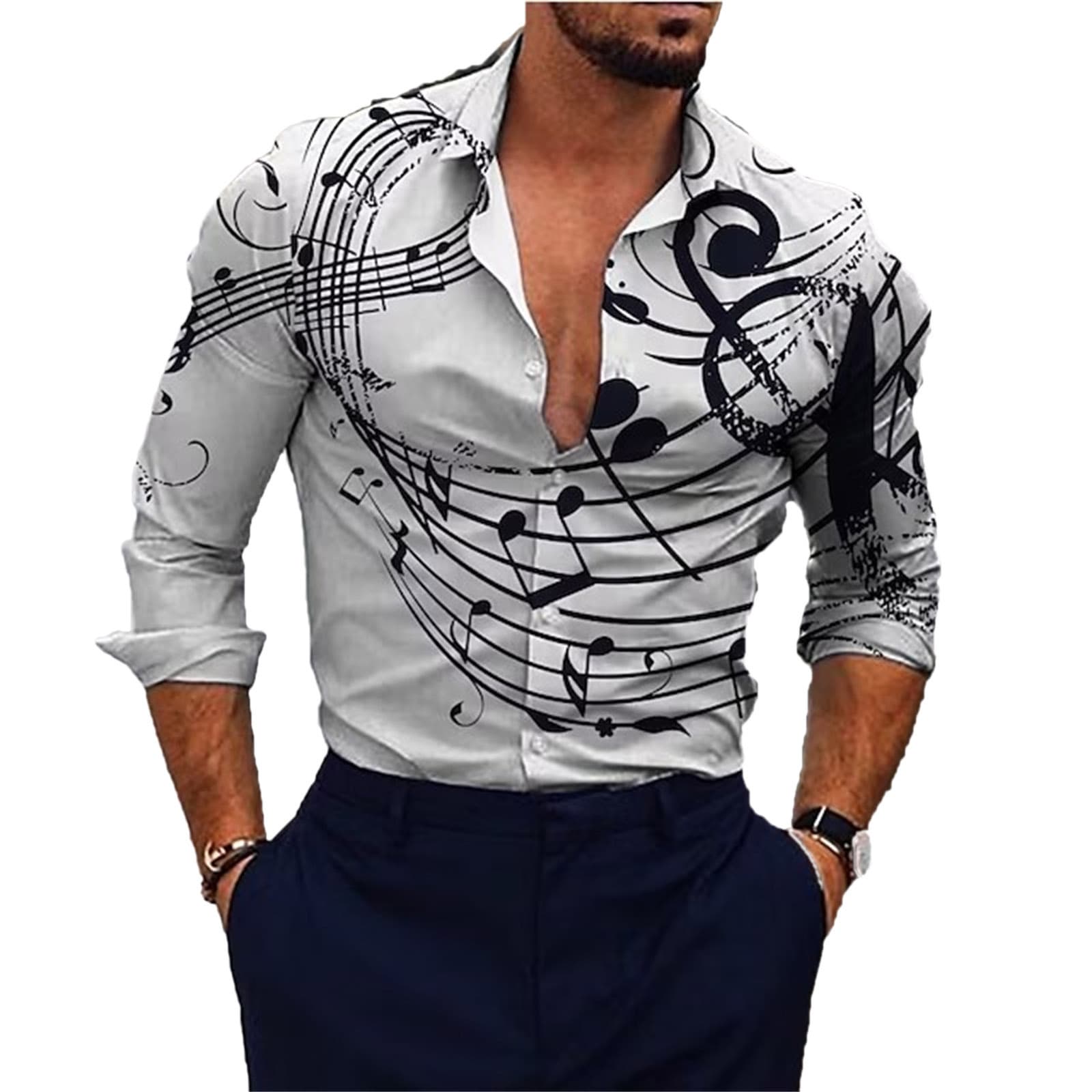 2023 Summer T-shirt Hip Hop Series Digital 3D Printed Street Long Sleeve Shirt For Men