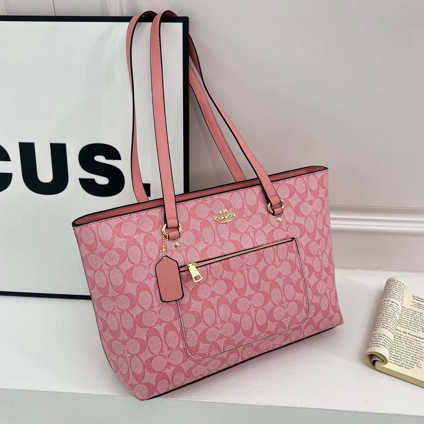 Sac cabas Coach grande capacité pour femme - Idéal pour les trajets quotidiens