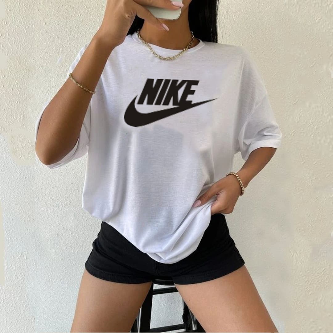 T-shirt imprimé décontracté à manches courtes NIKE, nouveau, tendance, ample et polyvalent