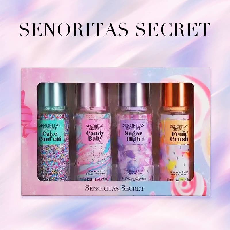 High-Quality Cross-Border Hot-Selling Body Fragrance Spray Set Of Four Victoria Southeast Asia Vietnam Philippines
