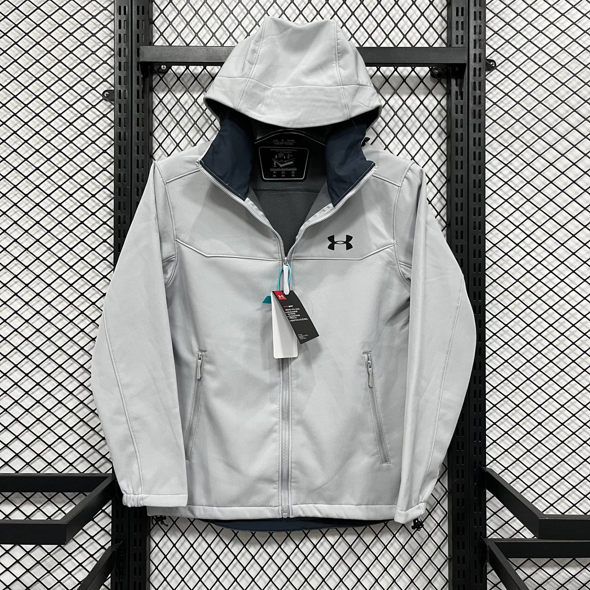 Nouvelle veste à capuche Under Armour, coupe-vent automne-hiver, idéale pour les sports de plein air (hommes et femmes).