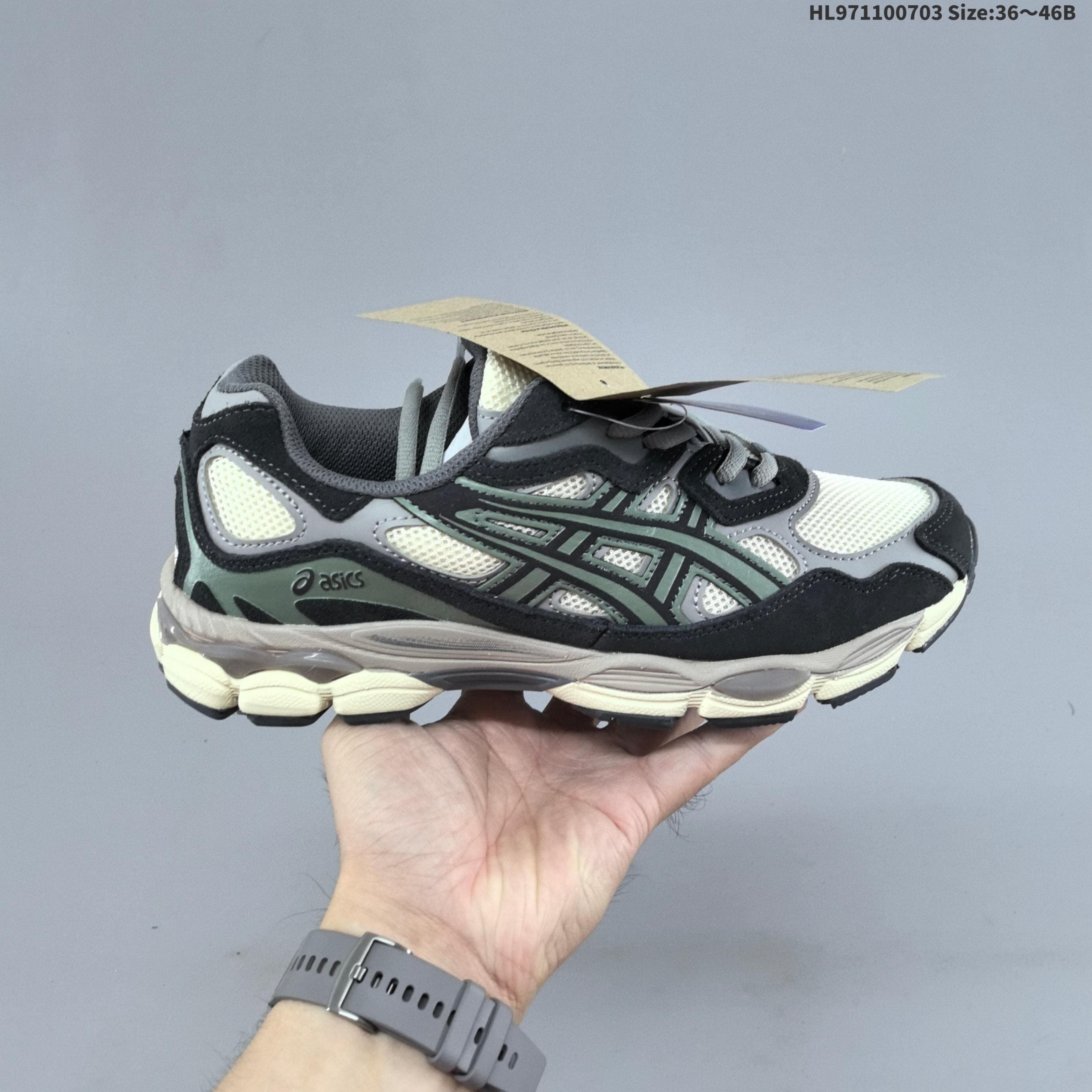 Chaussures de running Asics NYC Gels NYC Sneakers Cream Solar Power Pure Sier Outdoor Sneakers Sports Athleisure Trainers Fashion Daily Outfit