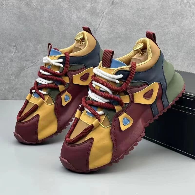 New men's shoes casual high top bag sole shoes Fashion trend sports casual shoes shock absorption super men's shoes