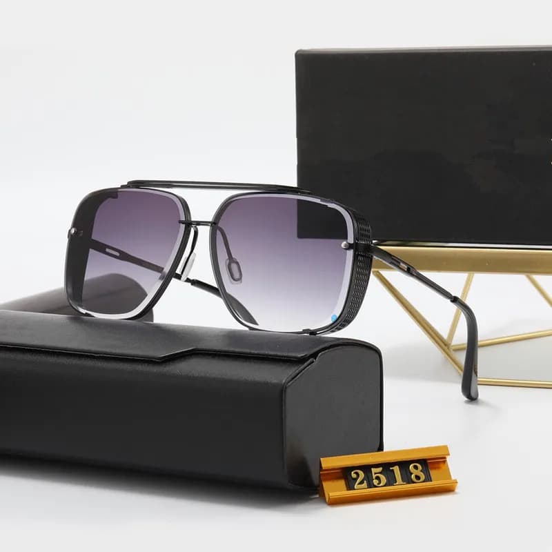 2023 Designer Sunglasses Classic Eyeglasses Goggle Outdoor Beach Sun Glasses For Man Woman 6 Colors Optional Triangular