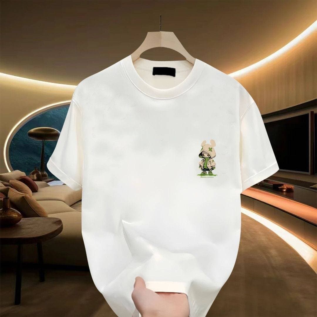 2024Men's high-quality round-neck pullover short-sleeved t-shirt