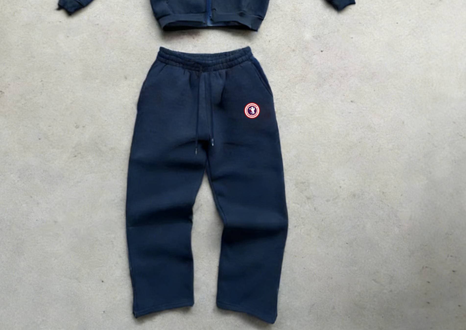 Ensemble sweat à capuche et jogging streetwear homme 2026 - Pull oversize imprimé, tenue décontractée