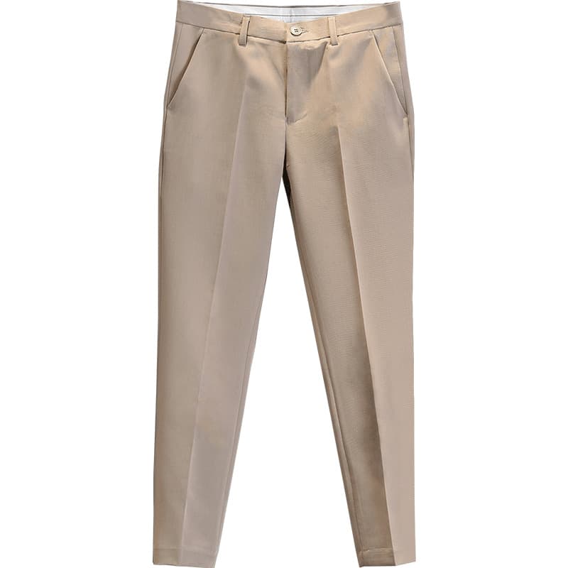 Men's Clothing [SHOPEE Hot Item] PH Men's Wear Summer Thin Slim Fit Small Foot Casual Business Nine-point Suit Pants